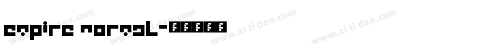 Empire Normal字体转换
